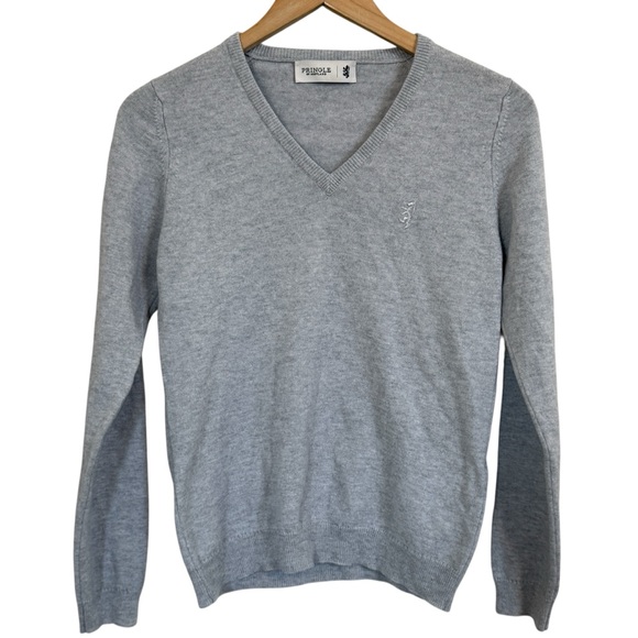 Pringle of Scotland Scottish 100% Cashmere Women’s V-Neck Sweater Size Small - Picture 1 of 13